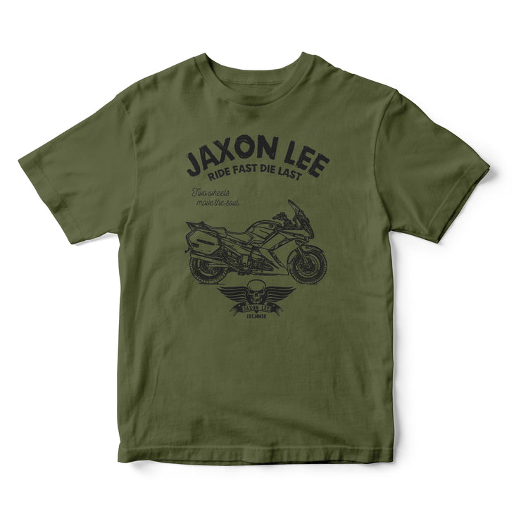JL Ride Illustration For A Yamaha FJR1300 2012 Motorbike Fan T-shirt