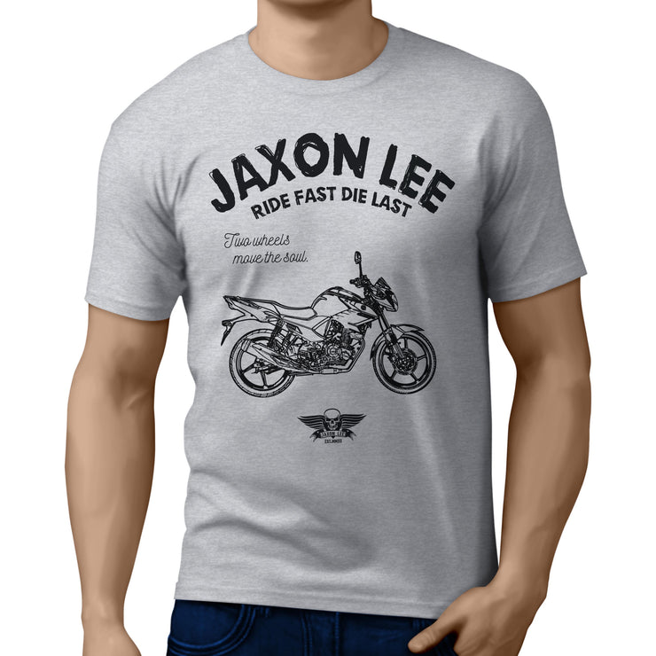JL Ride Illustration For A Yamaha YS125 Motorbike Fan T-shirt