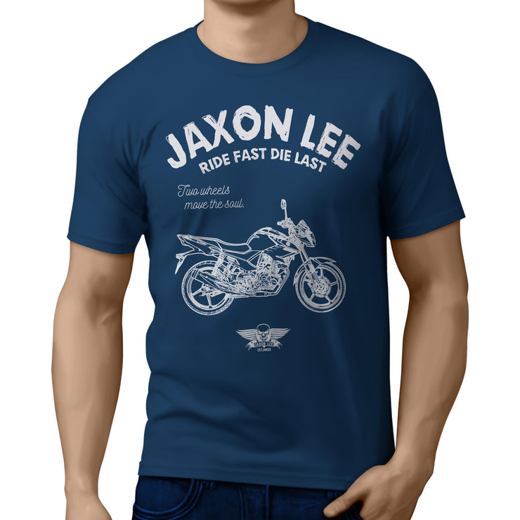 JL Ride Illustration For A Yamaha YS125 Motorbike Fan T-shirt