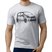 JL Illustration for a Seat Mii Electric Motorcar fan T-shirt