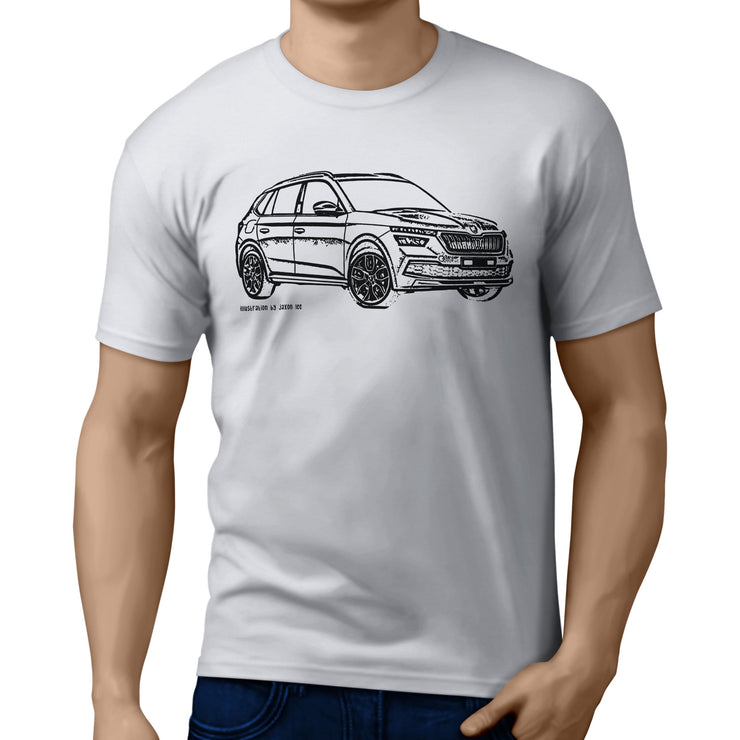 JL Illustration for a Skoda Kamiq Motorcar fan T-shirt