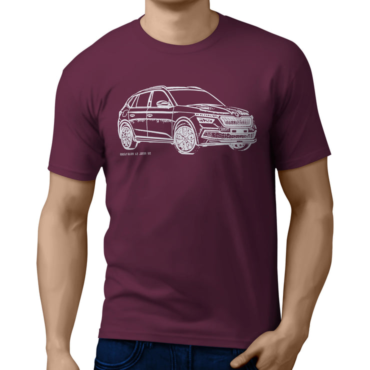JL Illustration for a Skoda Kamiq Motorcar fan T-shirt