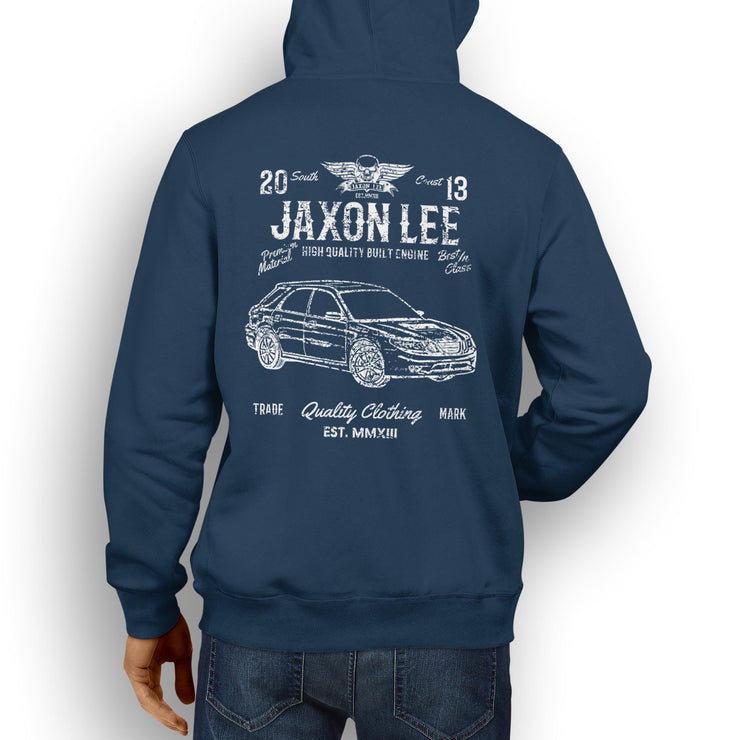 JL Soul Illustration For A 2004 SAAB 9-2X Motorcar Fan Hoodie