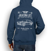 JL Soul Illustration For A Fiat 131 Abarth Motorcar Fan Hoodie