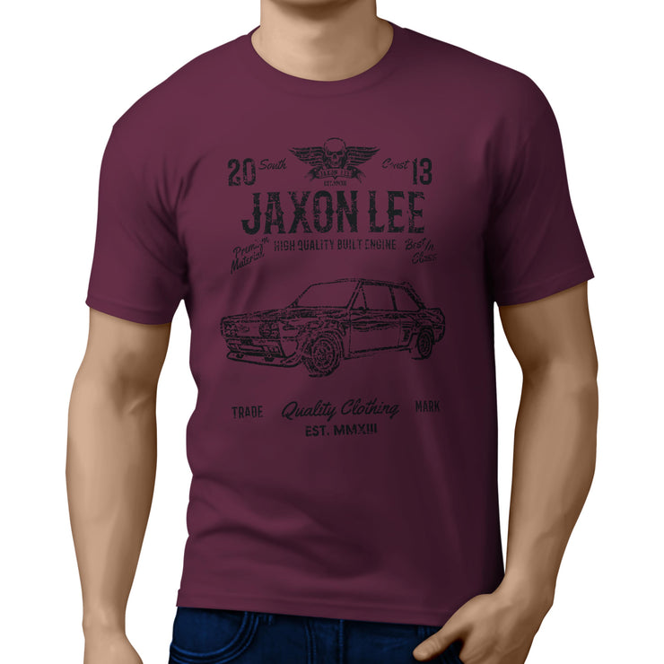 JL Soul Illustration For A Fiat 131 Abarth Motorcar Fan T-shirt