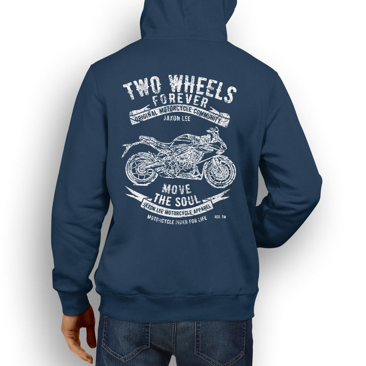 JL Soul Illustration For A Honda CBR650R Motorbike Fan Hoodie