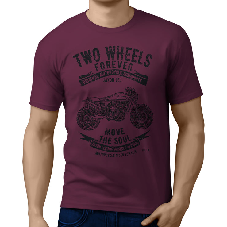 JL Soul Illustration For A Norton Atlas Nomad Motorbike Fan T-shirt