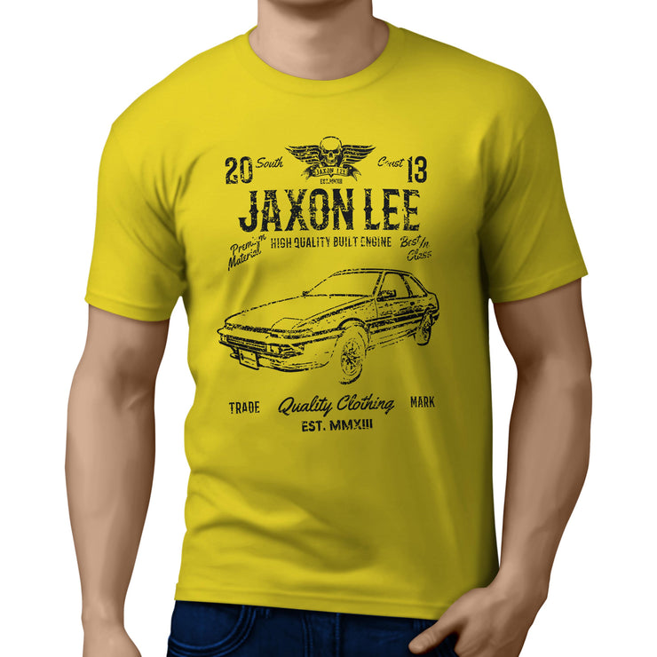 JL Soul Art Tee aimed at fans of Toyota Sprinter Trueno Motorcar