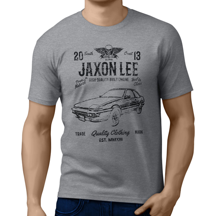 JL Soul Art Tee aimed at fans of Toyota Sprinter Trueno Motorcar