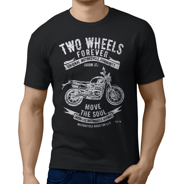 JL Soul Illustration For A Triumph Scrambler 1200 XC Motorbike Fan T-shirt