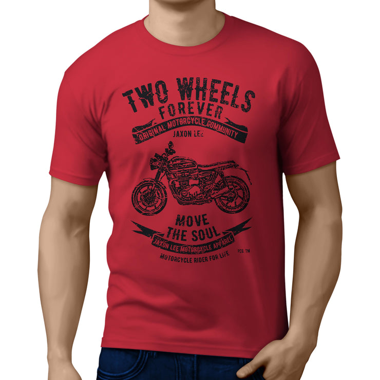 JL Soul Art Tee aimed at fans of Triumph Speed Twin Motorbike Fan T-shirt