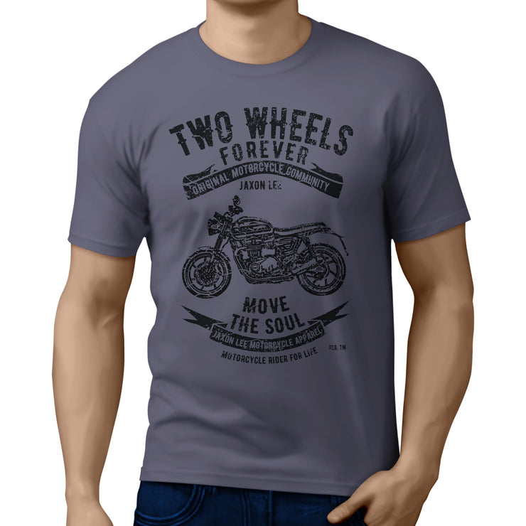 JL Soul Art Tee aimed at fans of Triumph Speed Twin Motorbike Fan T-shirt