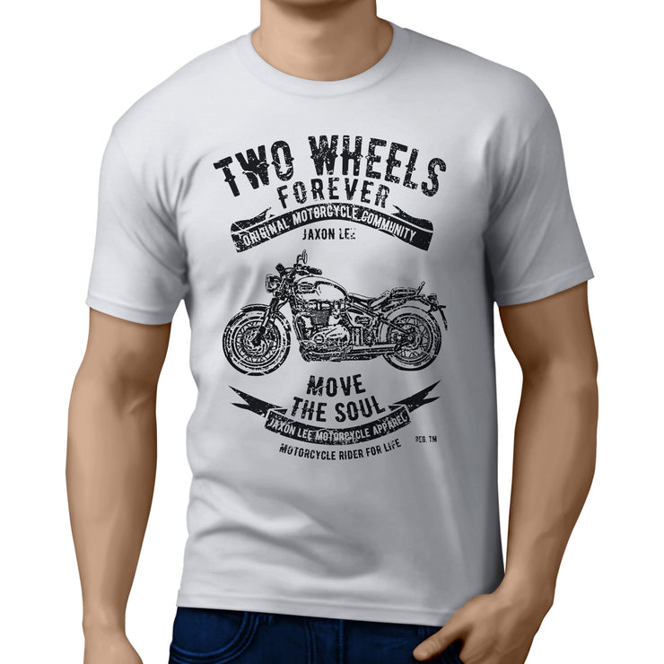 JL Soul Art Tee aimed at fans of Triumph Speedmaster Motorbike Fan T-shirt