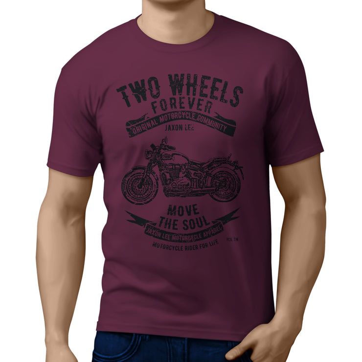JL Soul Art Tee aimed at fans of Triumph Speedmaster Motorbike Fan T-shirt