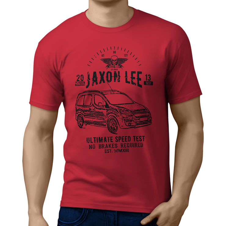 JL Speed Illustration for a Citroen Berlingo Multispace Motorcar fan T-shirt