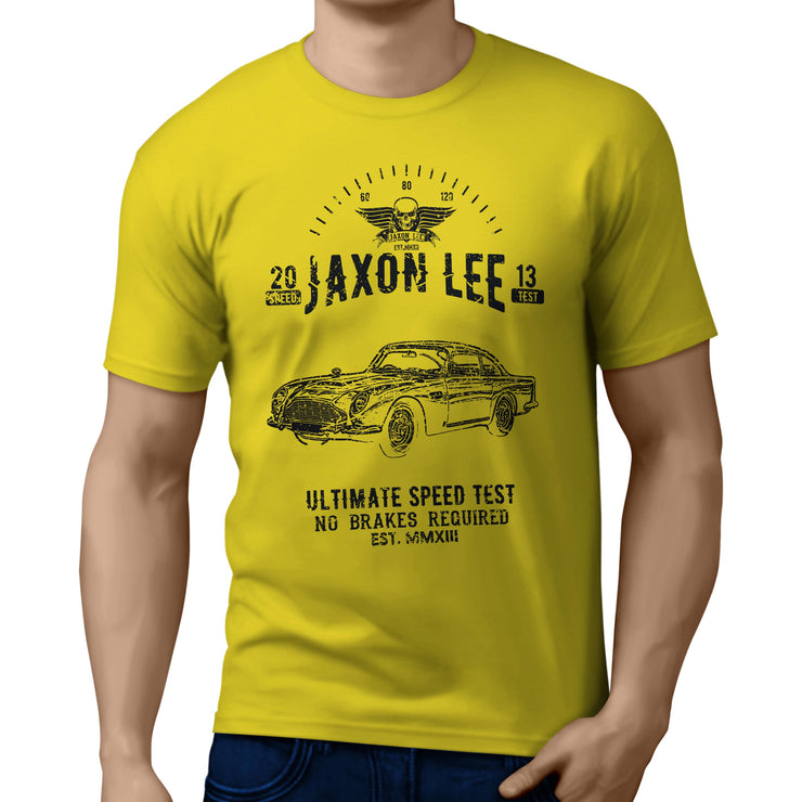 JL Speed Illustration for a Aston Martin DB5 Motorcar fan T-shirt