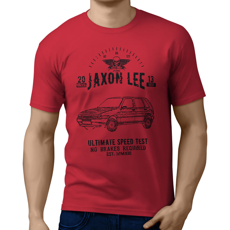 JL Speed Illustration for a Fiat Uno Motorcar fan T-shirt