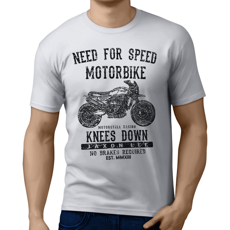 JL Speed Illustration For A Norton Atlas Ranger Motorbike Fan T-shirt