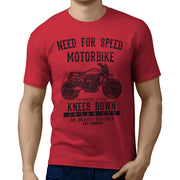 JL Speed Illustration For A Norton Atlas Ranger Motorbike Fan T-shirt