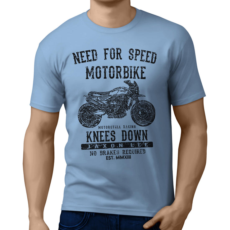 JL Speed Illustration For A Norton Atlas Ranger Motorbike Fan T-shirt