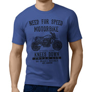 JL Speed Illustration For A Norton Atlas Ranger Motorbike Fan T-shirt