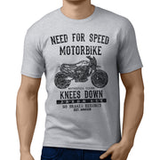 JL Speed Illustration For A Norton Atlas Ranger Motorbike Fan T-shirt
