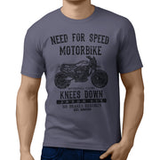 JL Speed Illustration For A Norton Atlas Ranger Motorbike Fan T-shirt