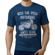 JL Speed Illustration For A Norton Atlas Ranger Motorbike Fan T-shirt