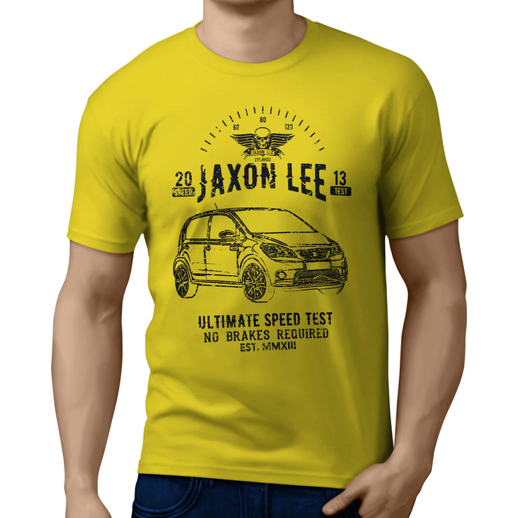 JL Speed Illustration for a Seat Mii Electric Motorcar fan T-shirt