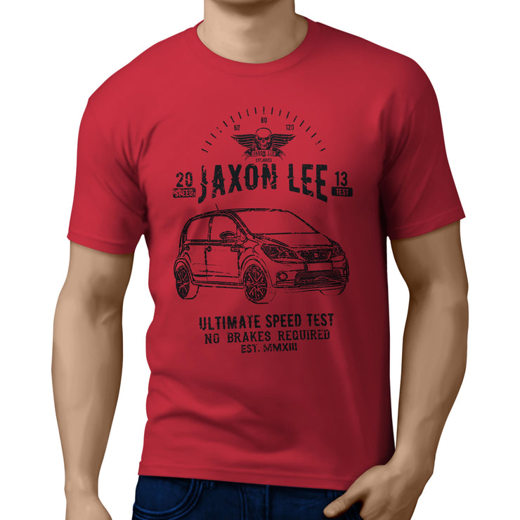 JL Speed Illustration for a Seat Mii Electric Motorcar fan T-shirt