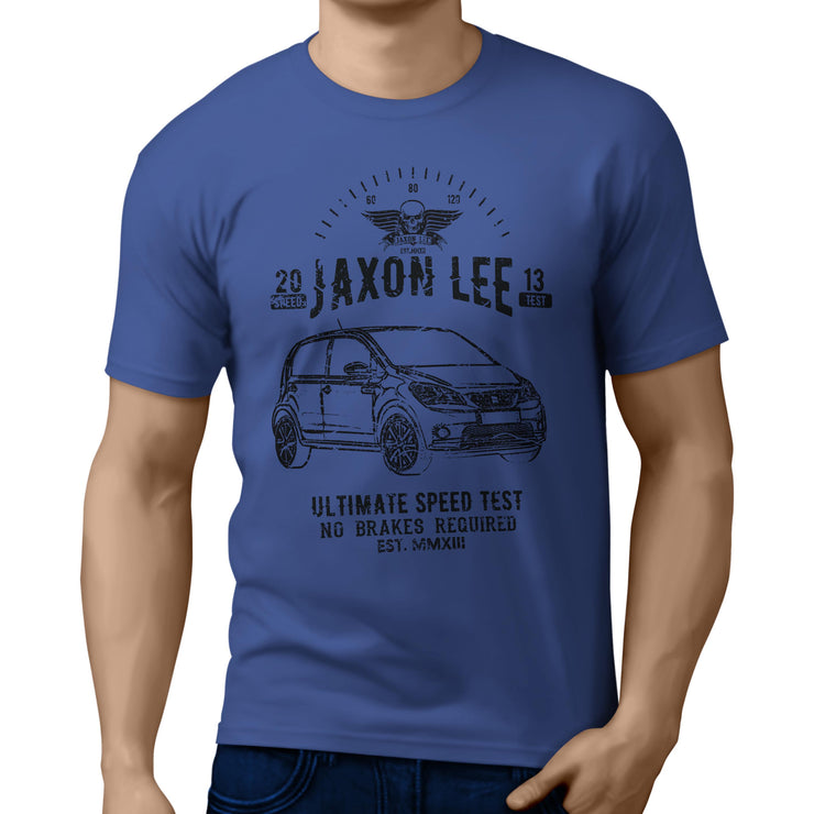 JL Speed Illustration for a Seat Mii Electric Motorcar fan T-shirt