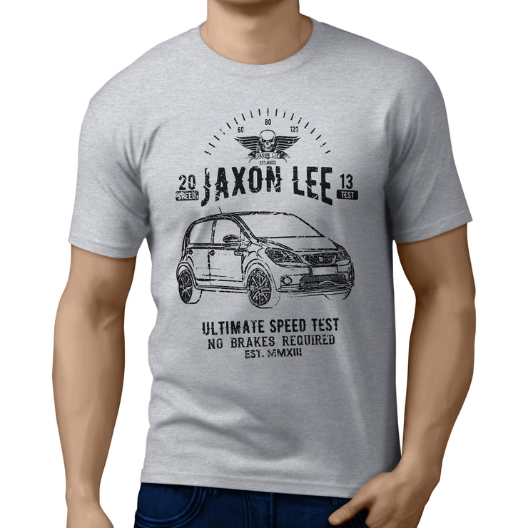JL Speed Illustration for a Seat Mii Electric Motorcar fan T-shirt