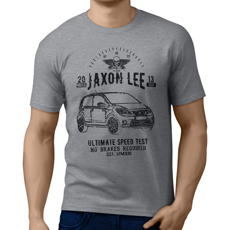 JL Speed Illustration for a Seat Mii Electric Motorcar fan T-shirt