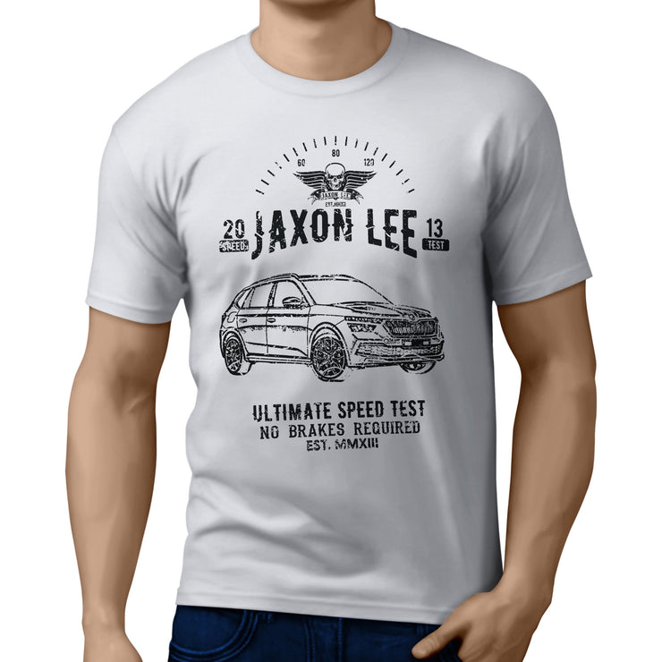 JL Speed Illustration for a Skoda Kamiq Motorcar fan T-shirt