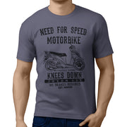 JL Speed Illustration For A Suzuki Address Motorbike Fan T-shirt