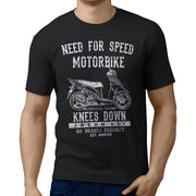 JL Speed Illustration For A Suzuki Address Motorbike Fan T-shirt