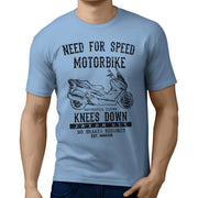 JL Speed Illustration For A Suzuki Burgman 400 Motorbike Fan T-shirt