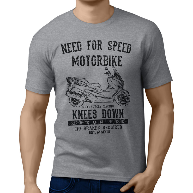 JL Speed Illustration For A Suzuki Burgman 400 Motorbike Fan T-shirt