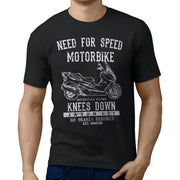 JL Speed Illustration For A Suzuki Burgman 400 Motorbike Fan T-shirt