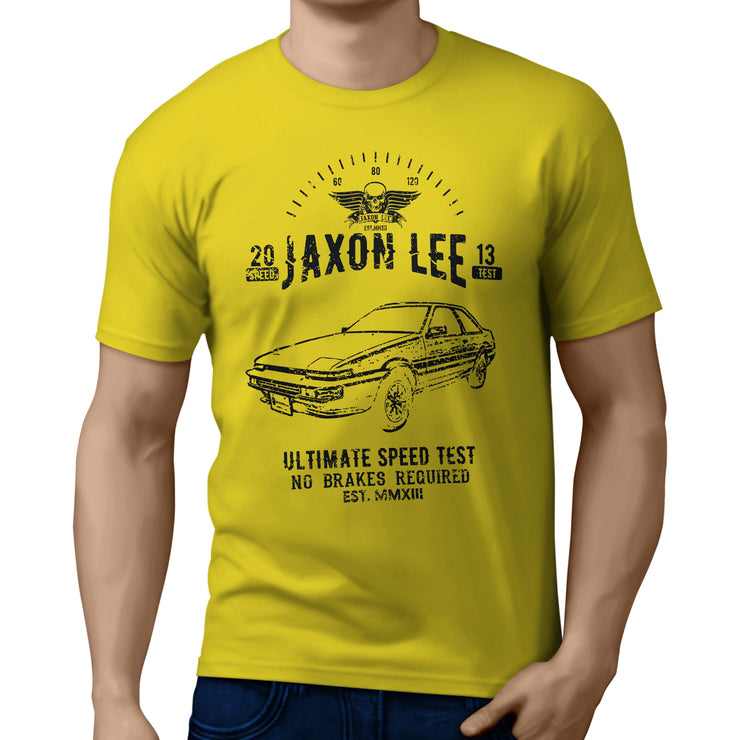 JL Speed Art Tee aimed at fans of Toyota Sprinter Trueno Motorcar