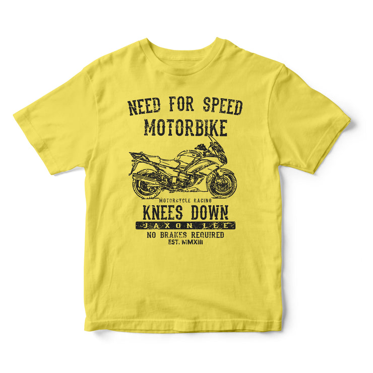 JL Speed Illustration For A Yamaha FJR1300 Motorbike Fan T-shirt