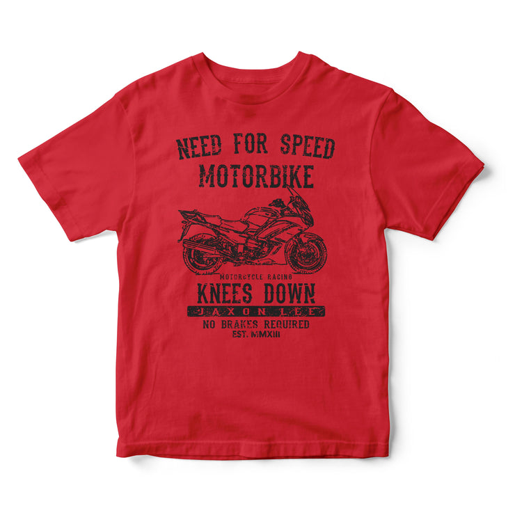 JL Speed Illustration For A Yamaha FJR1300 Motorbike Fan T-shirt