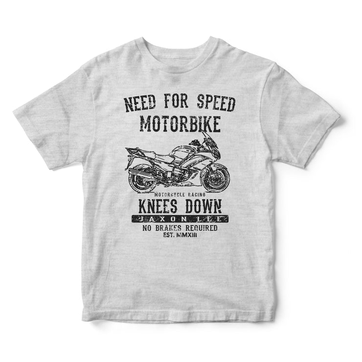 JL Speed Illustration For A Yamaha FJR1300 Motorbike Fan T-shirt