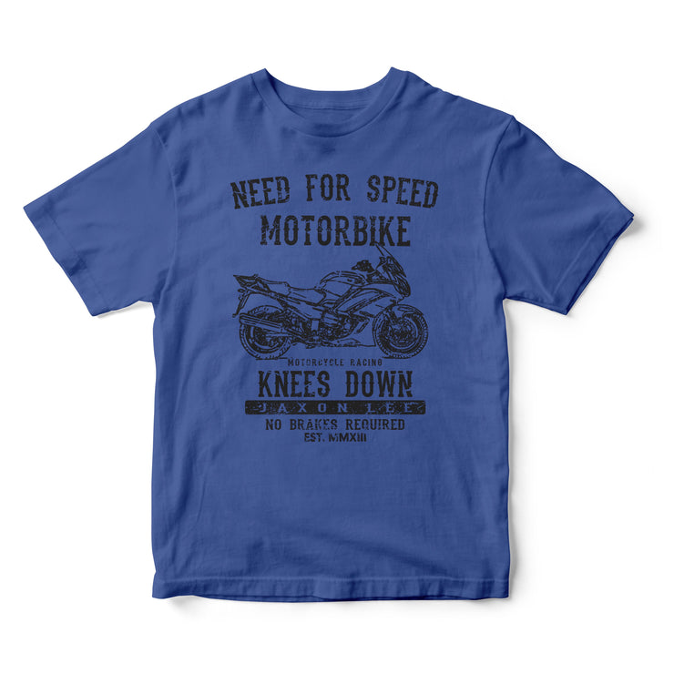 JL Speed Illustration For A Yamaha FJR1300 Motorbike Fan T-shirt