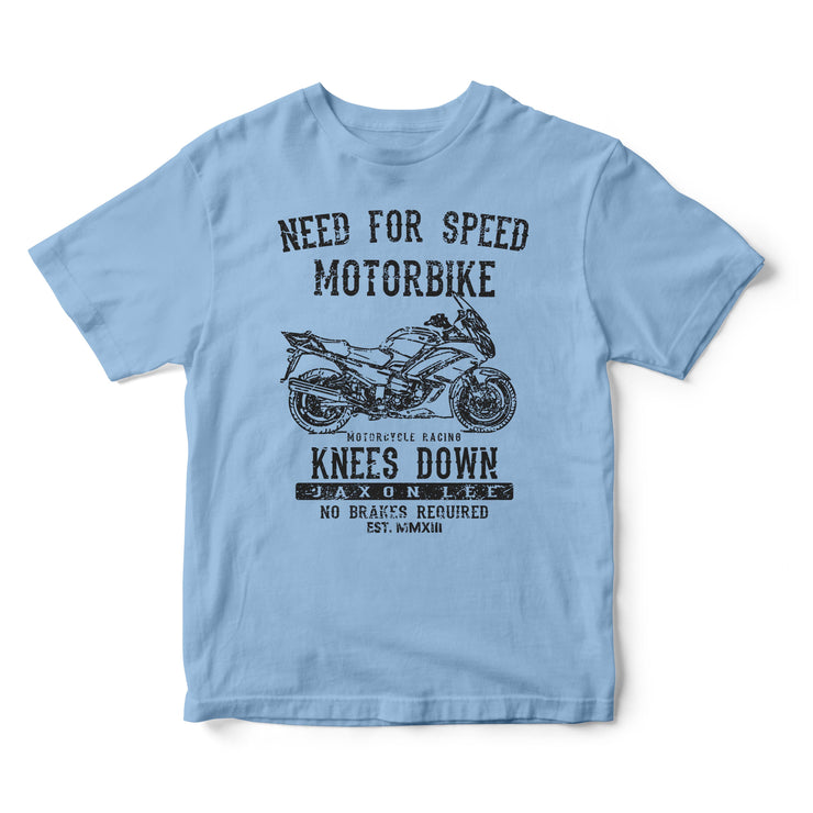 JL Speed Illustration For A Yamaha FJR1300 Motorbike Fan T-shirt