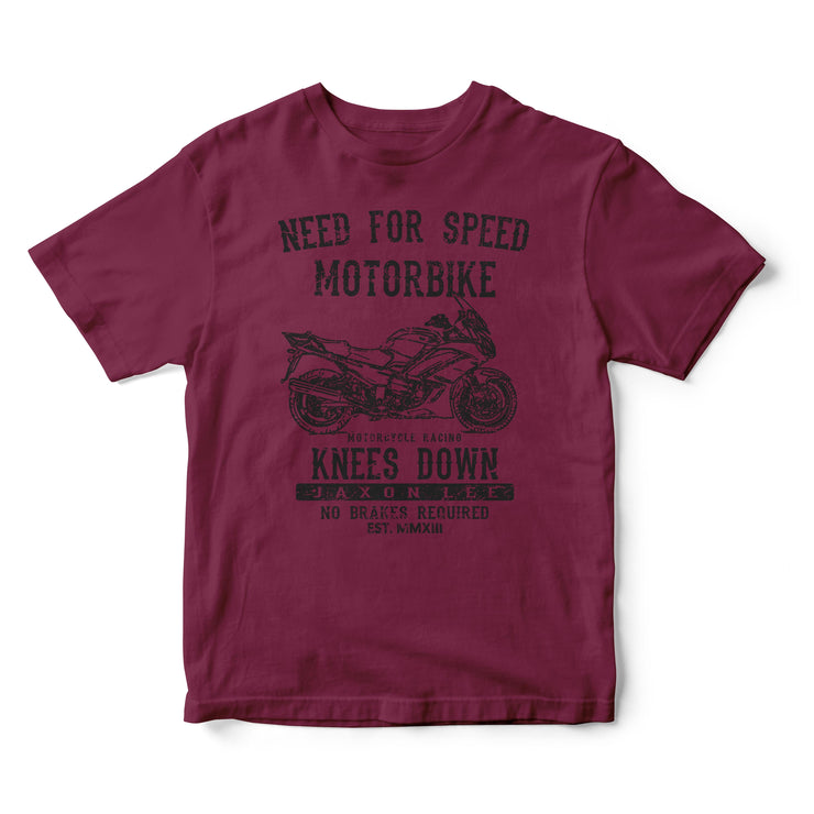 JL Speed Illustration For A Yamaha FJR1300 Motorbike Fan T-shirt