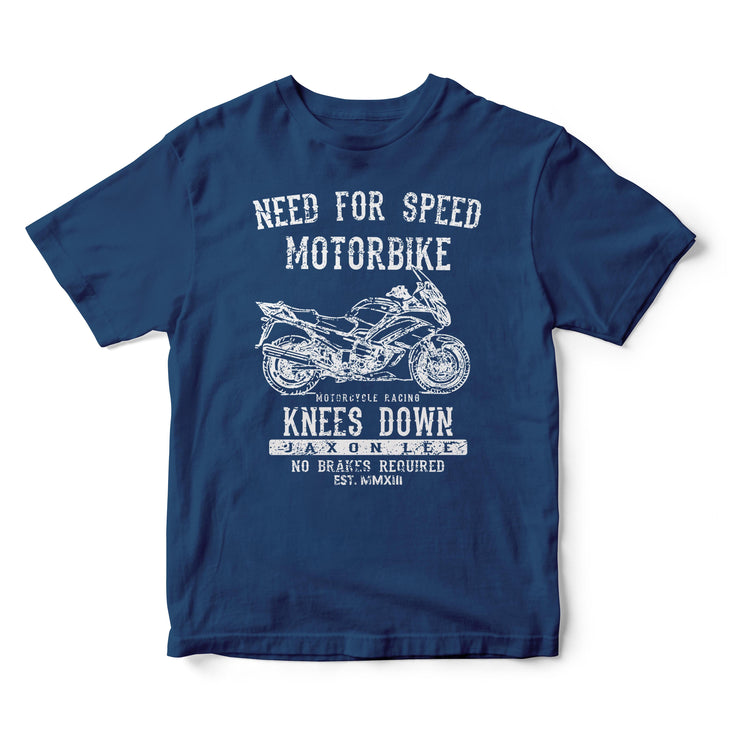 JL Speed Illustration For A Yamaha FJR1300 Motorbike Fan T-shirt