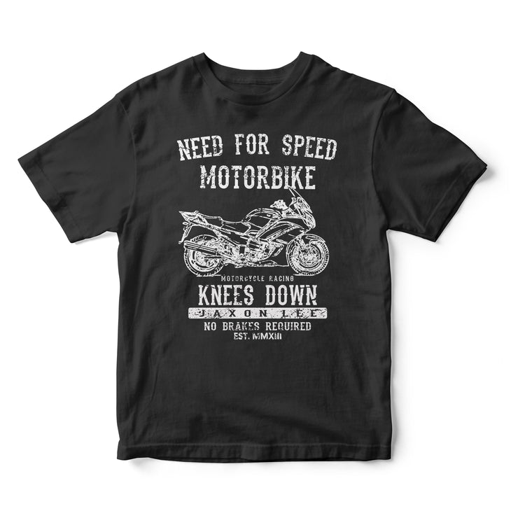 JL Speed Illustration For A Yamaha FJR1300 Motorbike Fan T-shirt