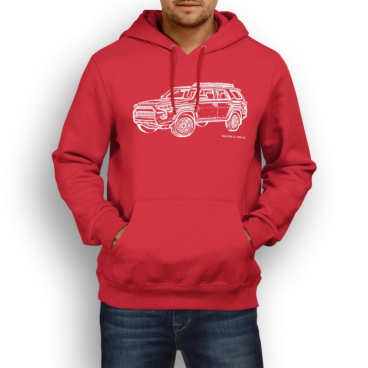 JL Illustration For A Toyota 4Runner Motorcar Fan Hoodie
