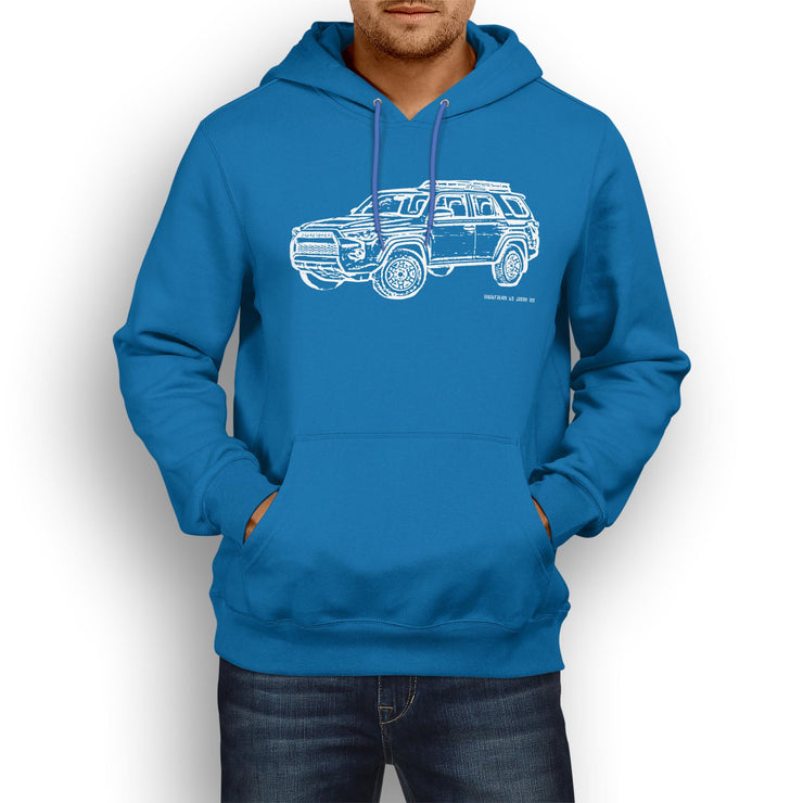 JL Illustration For A Toyota 4Runner Motorcar Fan Hoodie